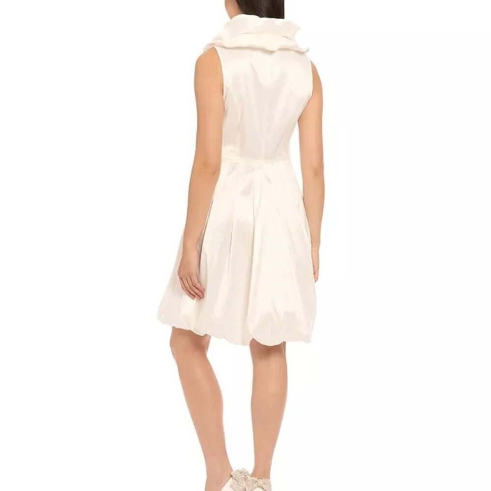NWT Ivy + Blu Women's Triple Collar Tie Front Sleeveless Dress Size 12 - Picture 2 of 8